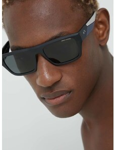 Slnečné okuliare Armani Exchange pánske, čierna farba, 0AX4124SU