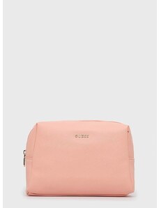 kozmetická taška Guess ružová farba
