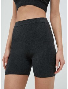 Vlnené šortky Calvin Klein Underwear šedá farba