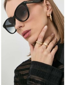 Slnečné okuliare Gucci GG1171SK dámske, čierna farba