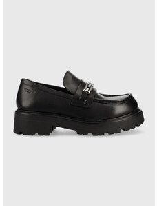 Kožené mokasíny Vagabond Shoemakers COSMO 2.0 dámske, čierna farba, na platforme, 5549.001.20
