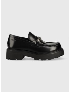 Kožené mokasíny Vagabond Shoemakers COSMO 2.0 dámske, čierna farba, na platforme, 5549.004.20