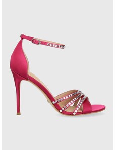 Sandále Guess KADISHA ružová farba, FL6KAD SAT07