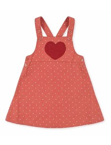 Detské bavlnené šaty Konges Sløjd ružová farba, mini, áčkový strih