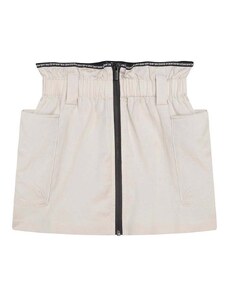 Dievčenská sukňa Dkny biela farba, mini, rovný strih