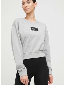 Bavlnená mikina Calvin Klein Underwear šedá farba,000QS6942E