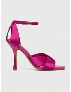 Sandále Guess HYSON2 ružová farba, FL6H2S SAT03