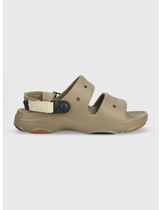 Sandále Crocs Classic All Terain Sandal 207711.2F9-2F9, pánske, hnedá farba