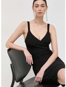 Šaty Armani Exchange čierna farba, mini, priliehavá, 8NYA97 YJ83Z NOS