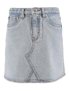 Dievčenská rifľová sukňa Levi's mini, rovný strih