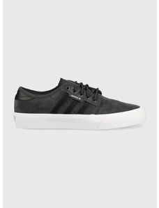 Semišové tenisky adidas Originals čierna farba