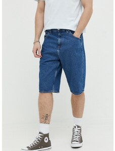Rifľové krátke nohavice Tommy Jeans pánske