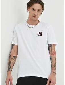 Bavlnené tričko HUGO 2-pak s potlačou, 50492550