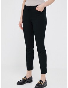 Nohavice GAP dámske, čierna farba, priliehavé, stredne vysoký pás