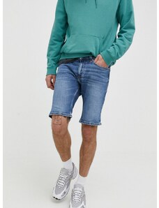 Rifľové krátke nohavice Tommy Jeans Scanton pánske