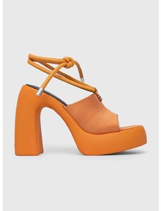 Sandále Karl Lagerfeld ASTRAGON HI oranžová farba, KL33725