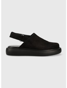 Semišové sandále Vagabond Shoemakers BLENDA BLENDA dámske, čierna farba, na platforme, 5519.350.20,