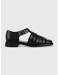 Kožené sandále Vagabond Shoemakers BRITTIE dámske, čierna farba, 5551.201.20