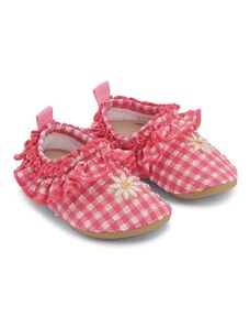 Topánky pre bábätká Konges Sløjd ružová farba