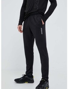 Tréningové nohavice Hummel Strength čierna farba, s potlačou, 219177