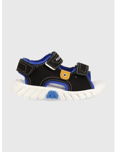 Detské sandále Primigi čierna farba