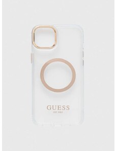 Puzdro na mobil Guess iPhone 14 Plus 6,7" zlatá farba