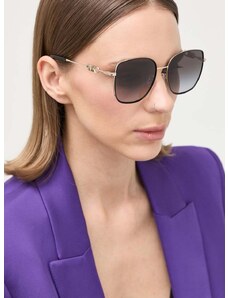 Slnečné okuliare Michael Kors EMPIRE SQUARE 2 dámske, čierna farba, 0MK1129J