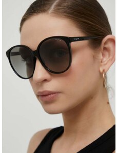 Slnečné okuliare VOGUE dámske, čierna farba