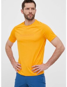 Športové tričko Mammut Selun FL oranžová farba, s potlačou