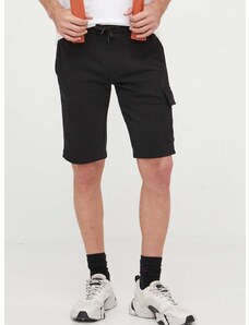 Bavlnené šortky Calvin Klein Jeans čierna farba,J30J323411