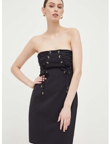 Šaty Pinko čierna farba, mini, oversize
