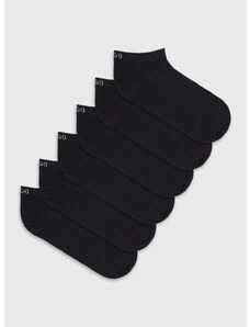 Ponožky HUGO 6-pak dámske,čierna farba,50483086