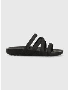 Šľapky Crocs Splash Strappy Sandal dámske, čierna farba, 208217
