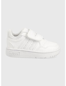 Detské tenisky adidas Originals Hoops 3.0 CF I biela farba