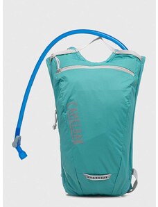 Cyklistický batoh s vodným vakom Camelbak Hydrobak Light tyrkysová farba, malý, s potlačou