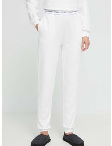 Nohavice Guess biela farba, jednofarebné, O3YB00 KBS91