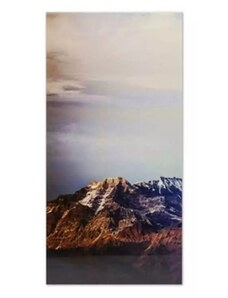 KARE DESIGN Obraz na skle Mountains 160 x 80 cm