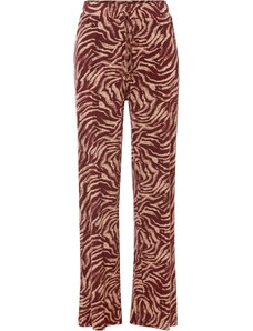bonprix Džersejové nohavice, viskózové, s pohodlným pásom, farba červená