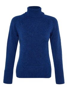 Trendyol Saks sveter z mäkkého textúrovaného základného úpletu
