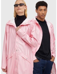 Nepremokavá bunda Rains Long Jacket 12020.2-20.Pink.Sk, ružová farba, prechodná