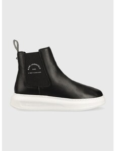 Členkové topánky Karl Lagerfeld KAPRI MENS Kapri Mens pánske, čierna farba