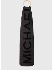 Šál Michael Kors dámsky, šedá farba, vzorovaný