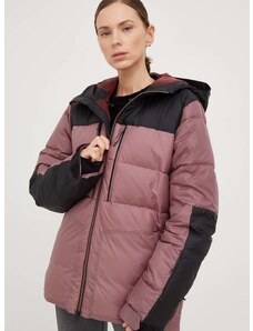 Snowboardová bunda Volcom dámska, fialová farba,