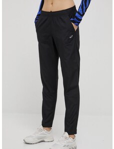 Bežecké nohavice Asics Core dámske, čierna farba, jednofarebné