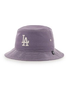 Klobúk 47brand Los Angeles Dodgers fialová farba, bavlnený
