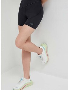 Bežecké šortky New Balance Q Speed čierna farba, jednofarebné, vysoký pás