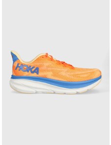 Bežecké topánky Hoka Clifton 9 oranžová farba, 1127895