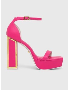 Kožené sandále Kat Maconie Missy ružová farba