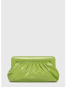 Kožená listová kabelka Gestuz zelená farba