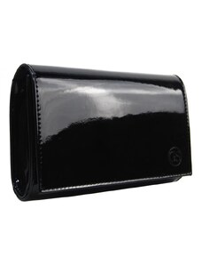 Dámska listová kabelka SP105 čierny lak GROSSO